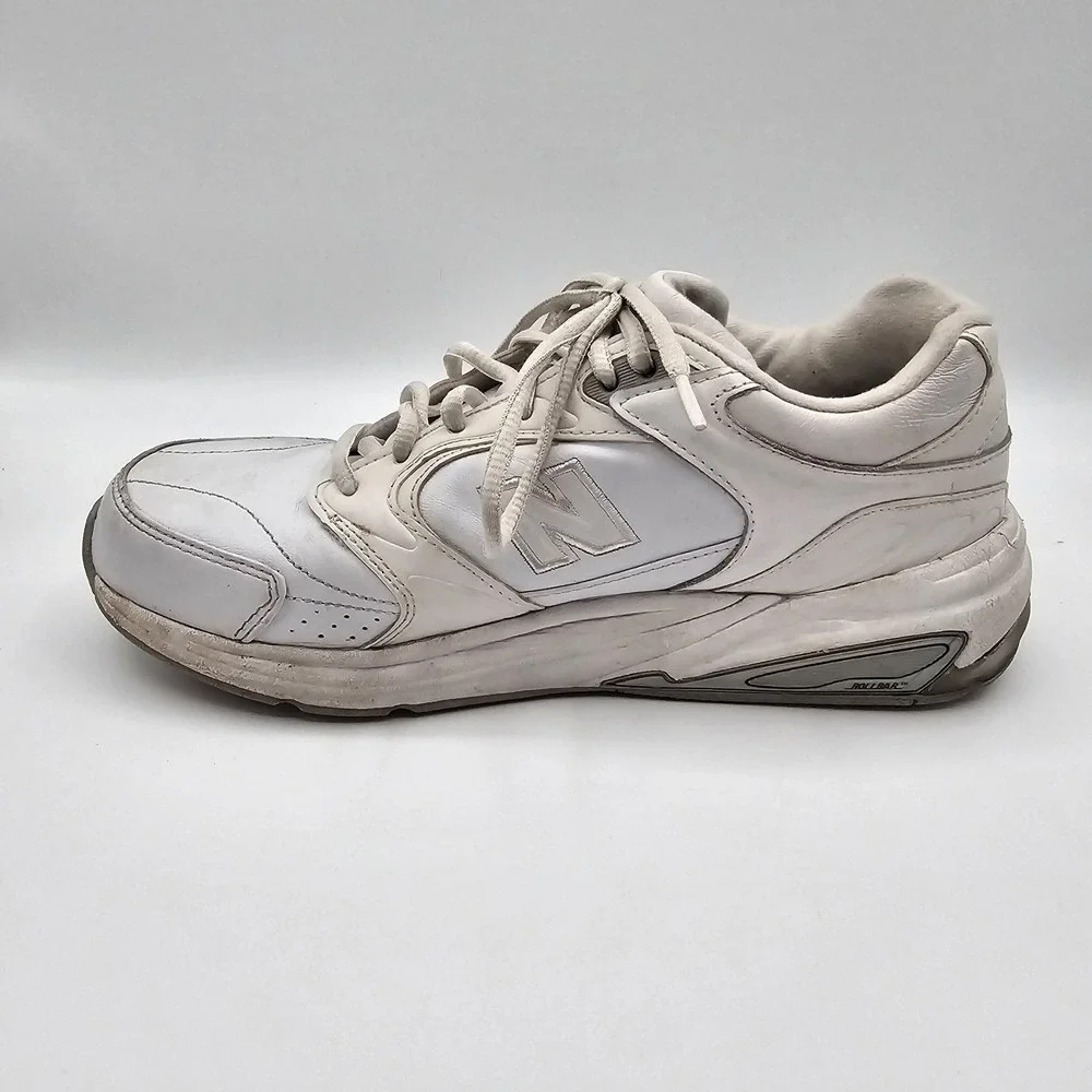 New Balance 927 Shoes Womens Size‎ 10 White Leather Walking Sneakers WW927WT